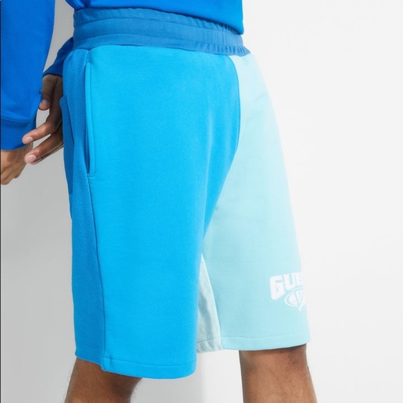 New GUESS X J BALVIN COLOR-BLOCKED SHORTS SZ 2XL - Picture 1 of 10